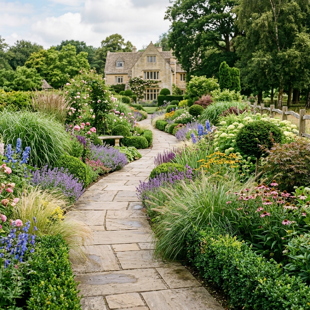 Estate Garden Walkway